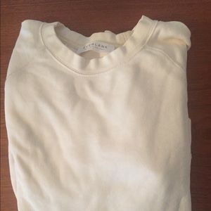 Everlane cream sweatshirt